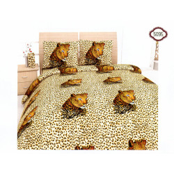 100% ПАМУЧНО Спално Бельо LEOPARD